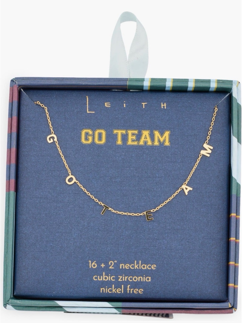 NIB Leith Gameday Shaker Chain Necklace